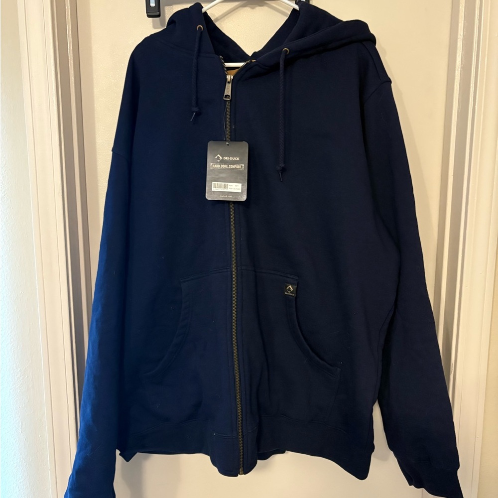Dri duck mens insulated hoodie full zip size 3XL new nwt
